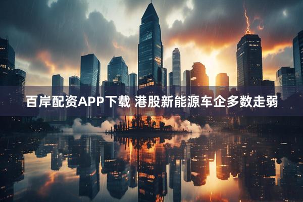 百岸配资APP下载 港股新能源车企多数走弱