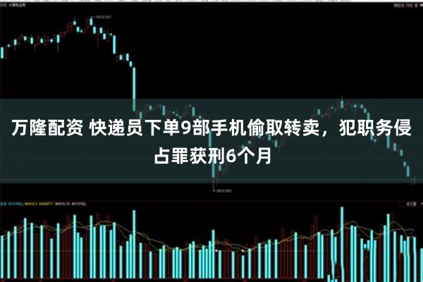 万隆配资 快递员下单9部手机偷取转卖，犯职务侵占罪获刑6个月